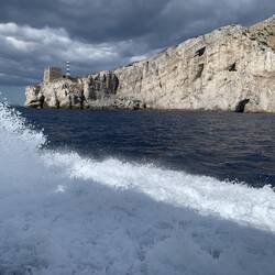 On the ferry to Capri