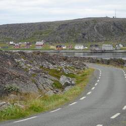 Blick zurück nach Hamningberg
