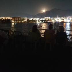 Lever de lune sur Aqaba