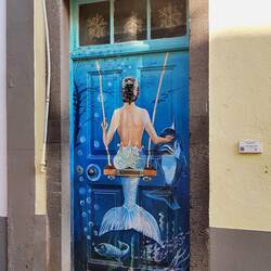Street Art in der Rua de Santa Maria