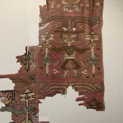 Textile artifact found at the site