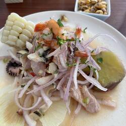 Ceviche lunch!
