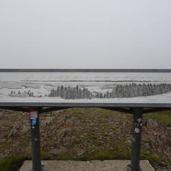 Heute Morgen gibt es nur eine weiße Nebelwand