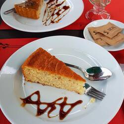 Kastanienkuchen und Kastanien-Käsekuchen