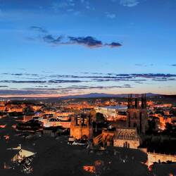 Départ de Burgos juste avant l'aube