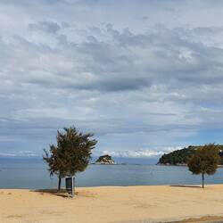 Kaiteriteri Beach from our Campsite