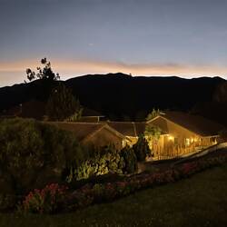 Our lodgings at night