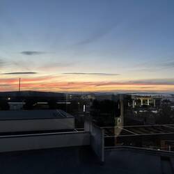 Sunset from our room