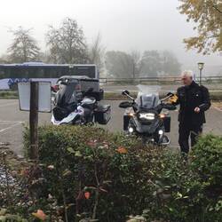 Bruno trocknet den Nebel weg