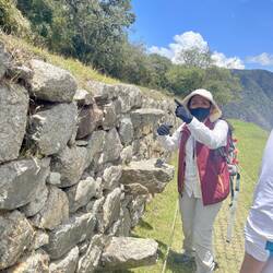 Hanging steps, allowing planting underneath