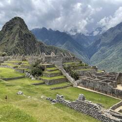 The grassy area was for large celebrations or ceremonies