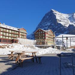 Bellevue, Des Alpes und Eiger Nordwand