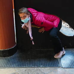 So klein wäre der Eingang zur Adventure Tour gewesen.