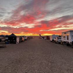 Big Red Badh sunrise