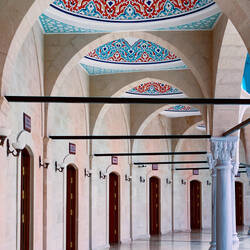 The block of rooms representing traditional Ottoman architecture — Sazova Park, Eskişehir.
