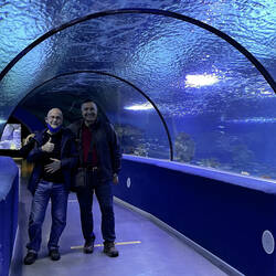 Mui and Deniz @ the Aquarium — Sazova Park, Eskişehir.
