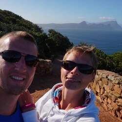 Auf diesem Bild liegt ganz Afrika hinter uns.