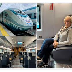 The YHT is a convenient means of travel from Eskişehir to Ankara — Turkey.