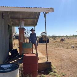 The fuel shed.