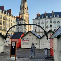 Weihnachtsmarkt in Nantes