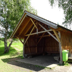 Schutzhütte am Eichener See