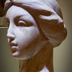 Bust of a woman; Roman Period — Archaeology Museum, Gaziantep.