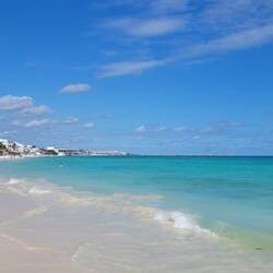 Der Strand in Playa del Carmen