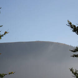 Blick zurück zum Belchengipfel