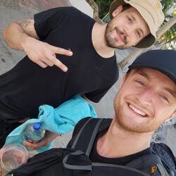 Mit Florian aus der Schweiz erkundete ich Cartagena