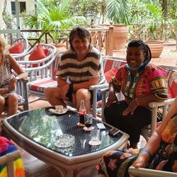 Besuch von Rosy, unserer Helferin vor Ort