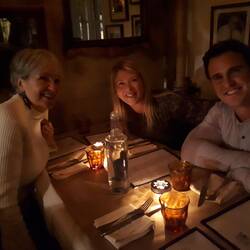 First dinner out with Allegra & Mike at Joseph Leonard's