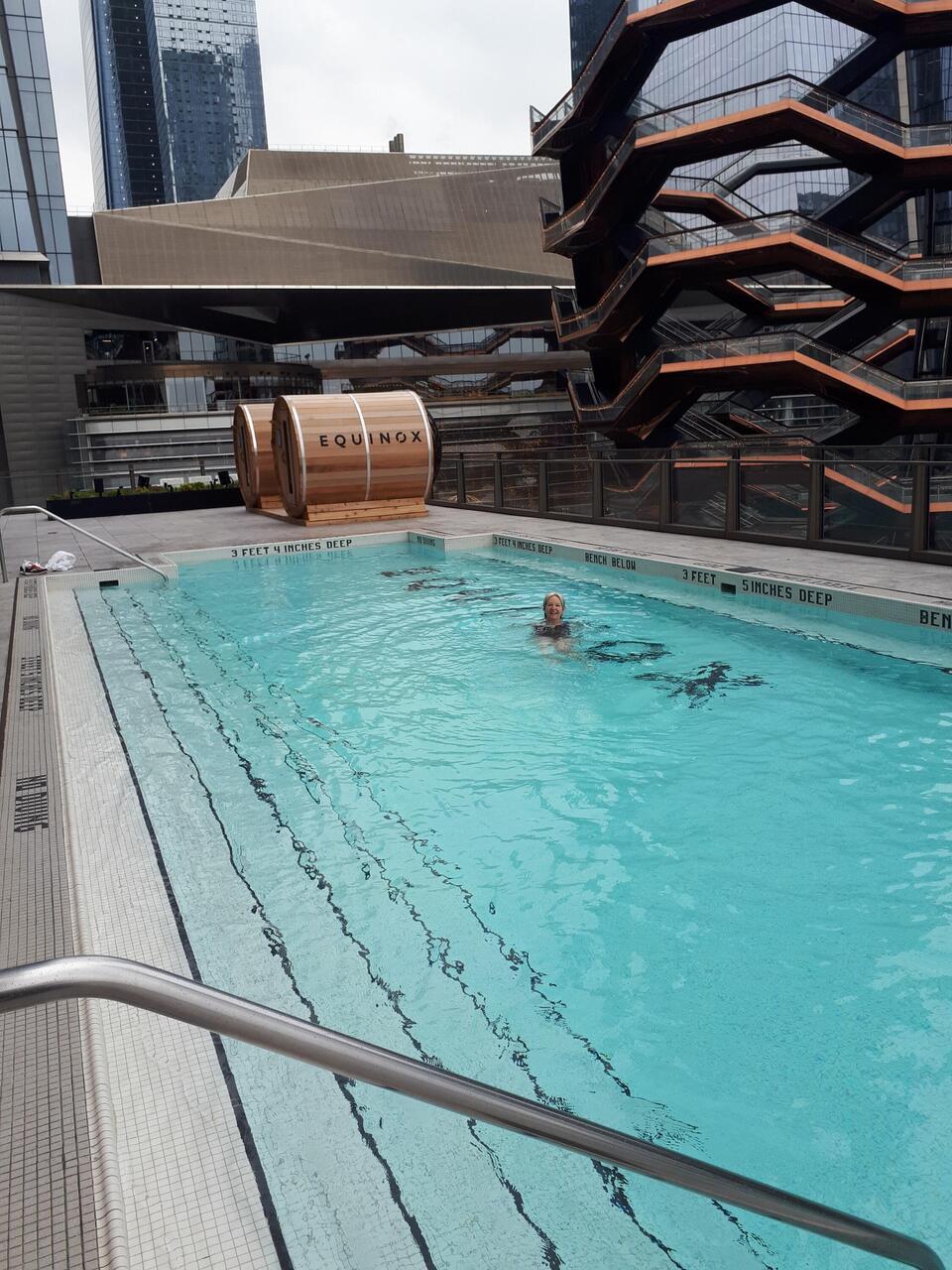 Outdoor rooftop pool ......cool