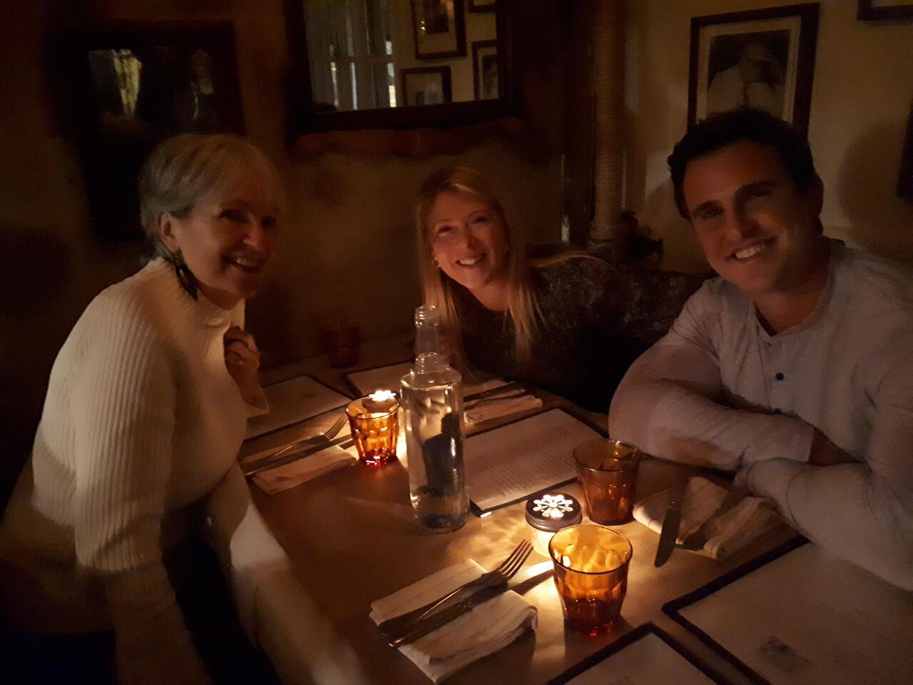 First dinner with Allegra & Mike at Joseph Leonard's ...... thanks for EVERYTHING !