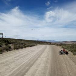 Reaching the top of the pass