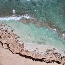 Beautiful private beach we came across