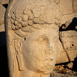 Tychee, Commagene goddess of fertility — Mount Nemrut ... Adıyaman, Turkey.
