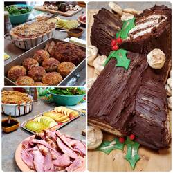 Larry and Marcia's birthday celebration.