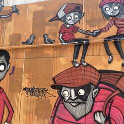 Grand Lane Perth. "Trolls" by Tim Rollins