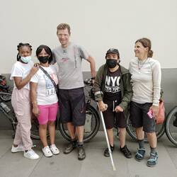 ...we are quite the attention for the locals. They can not believe that we actually cycling alll this distance