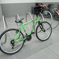 Carlo's bicycle including Geto-Blaster 😊