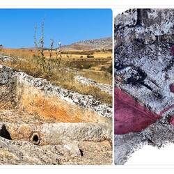 The grape press at the necropolis of Perrhe dates back to 5-7th century AD — Adıyaman, Turkey.