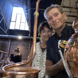 Trying our hand making Gin. At Republic of Fremantle Gin School