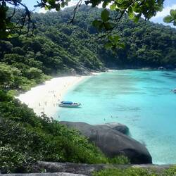 Stunning viewpoint from Sail Rock.