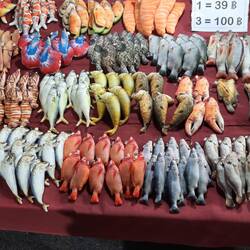 Allerhand Meeresgetier aus Stoff