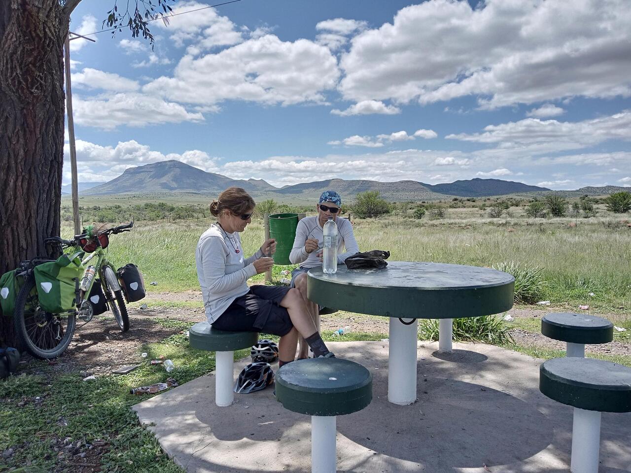 There are often Rest Areas along the road ...