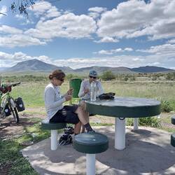 There are often Rest Areas along the road ...