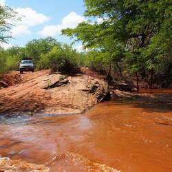 Side branch of Umba river