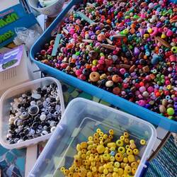 Sorting the beads!