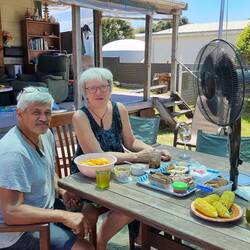 Makeshift outdoor airconn 😊