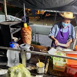 Tacos pastor in the making 😍